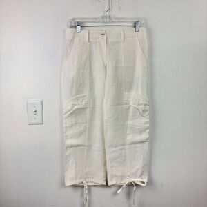 Elegant Cream Women's Pants